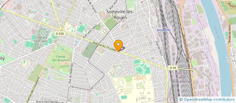 localisation de l'entreprise LOC AUTO RETRO 764  SOTTEVILLE-LES-ROUEN