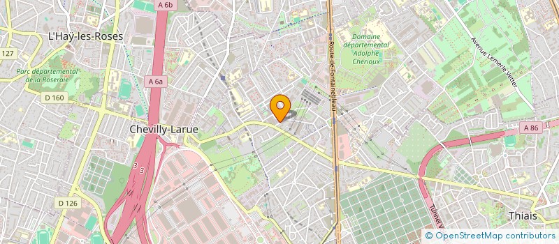 localisation de l'entreprise LOC AUTO942  CHEVILLY-LARUE