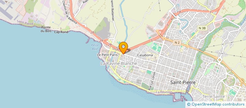 localisation de l'entreprise LOC-AUTORUN à SAINT-PIERRE