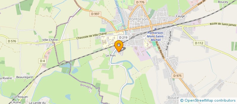 localisation de l'entreprise LOC AVEL  PONTORSON