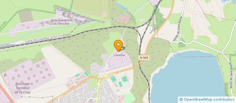 localisation de l'entreprise LOC'AZUR  FOS-SUR-MER