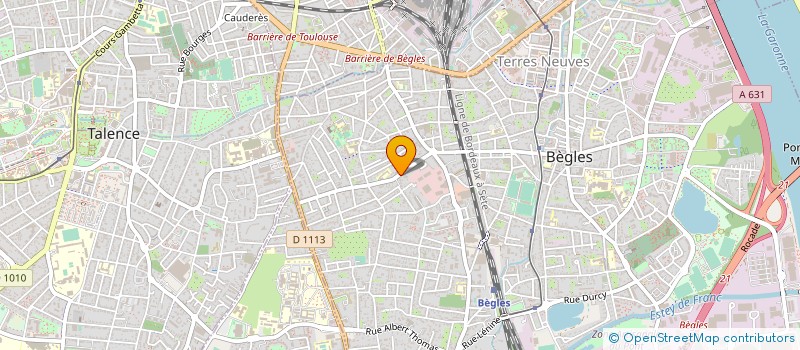 localisation de l'entreprise LOC BTP à BEGLES