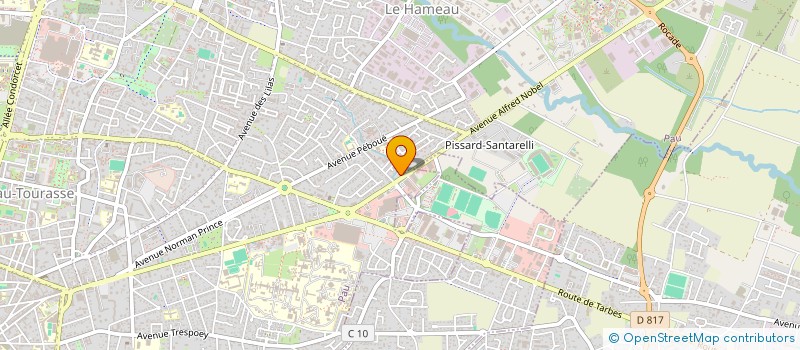 localisation de l'entreprise LOC BTP 64 à PAU