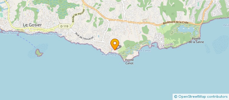 localisation de l'entreprise LOC CAR ANTILLES  LE GOSIER