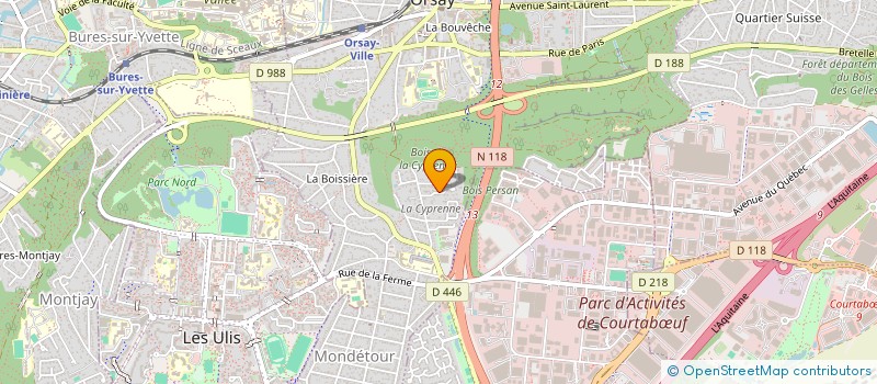localisation de l'entreprise LOC'CAR SARL à ORSAY