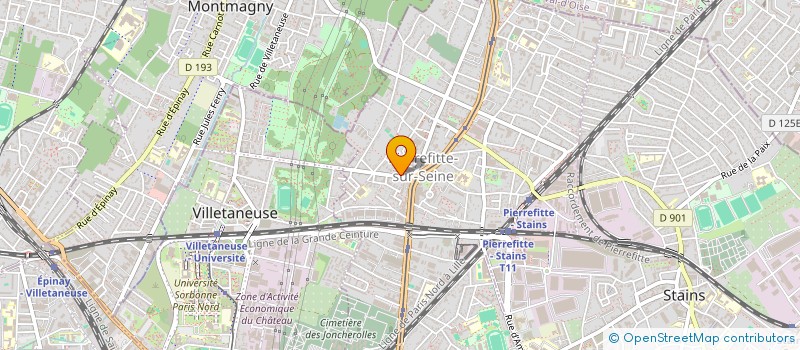 localisation de l'entreprise LOC'CARS à PIERREFITTE-SUR-SEINE