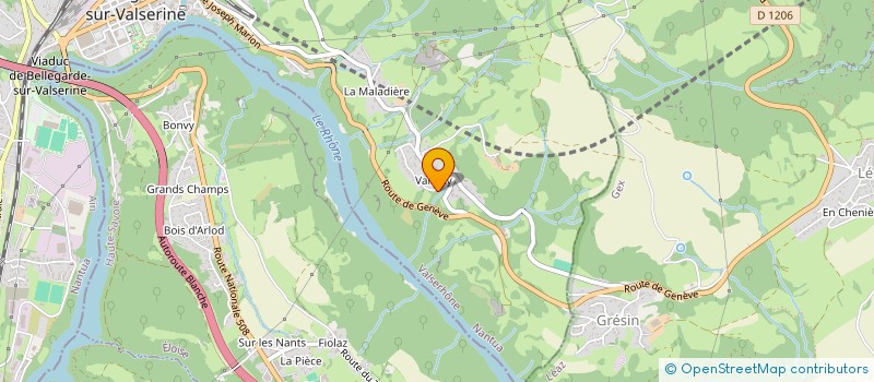 localisation de l'entreprise LOC&CO à VALSERHONE