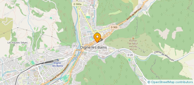 localisation de l'entreprise LOC COIF à DIGNE-LES-BAINS