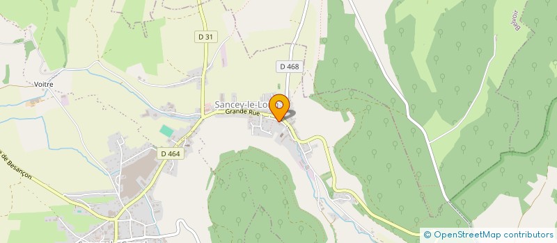 localisation de l'entreprise LOC'COMTOISE  SANCEY