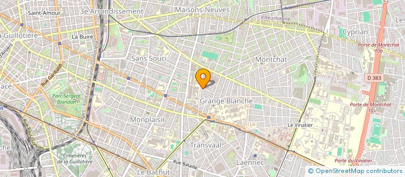 localisation de l'entreprise LOC-DEHANT-BALTHAZAR  LYON