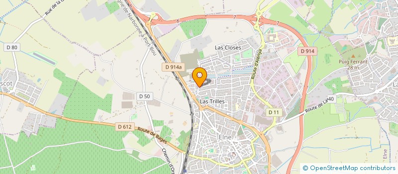 localisation de l'entreprise LOC DU SUD  ELNE