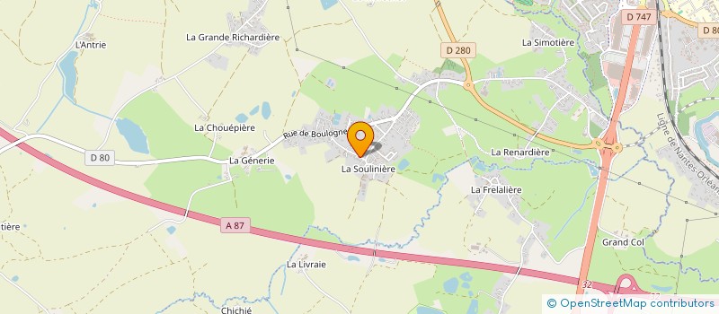 localisation de l'entreprise LOC'EAUX  AUBIGNY-LES CLOUZEAUX