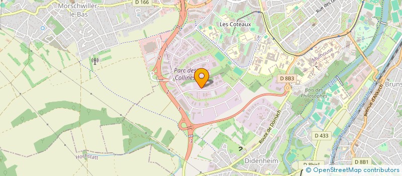 localisation de l'entreprise LOC'ECHAF  BRUNSTATT-DIDENHEIM