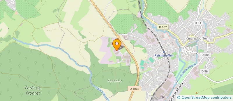 localisation de l'entreprise LOC' ECHAF'  GUNDERSHOFFEN