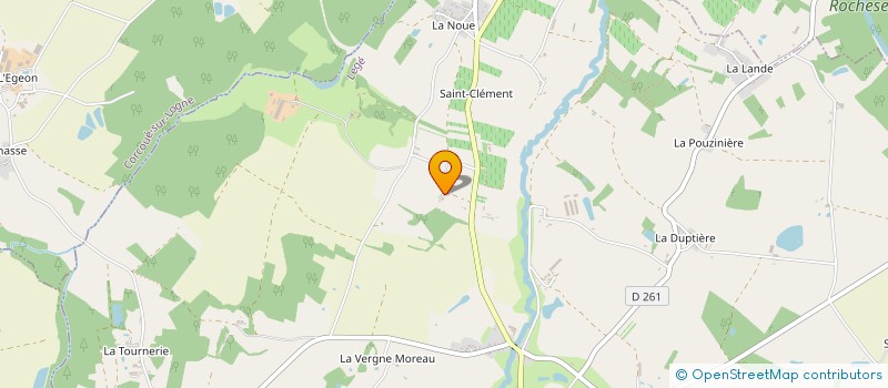 localisation de l'entreprise LOC ENERGIE  LEGE