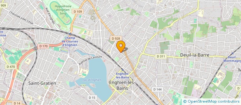 localisation de l'entreprise LOC ENGHIEN  ENGHIEN-LES-BAINS