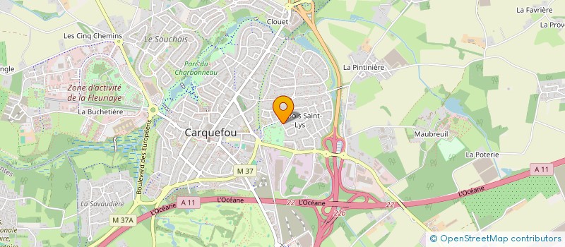 localisation de l'entreprise LOC ERDRE  CARQUEFOU