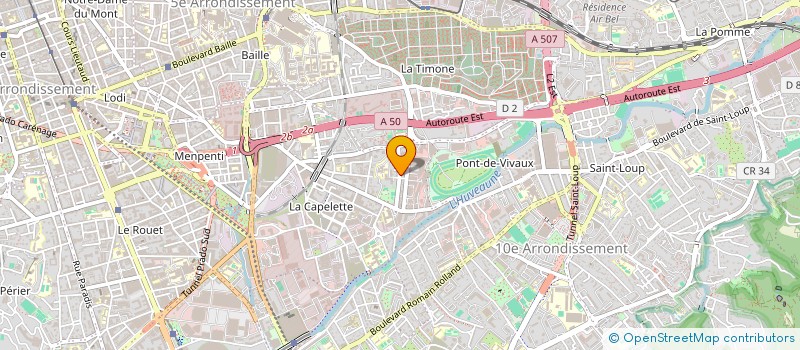 localisation de l'entreprise LOC ET DECO à MARSEILLE