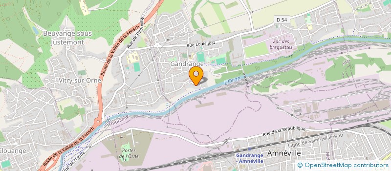localisation de l'entreprise LOC ET VENTE IMMO  GANDRANGE