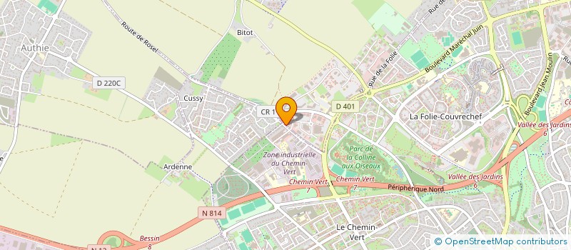 localisation de l'entreprise LOC'EVASION 14  BRETTEVILLE-SUR-ODON