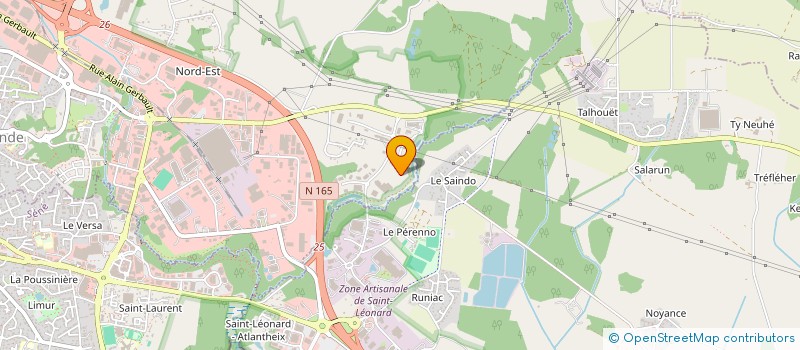 localisation de l'entreprise LOC EVEN à VANNES