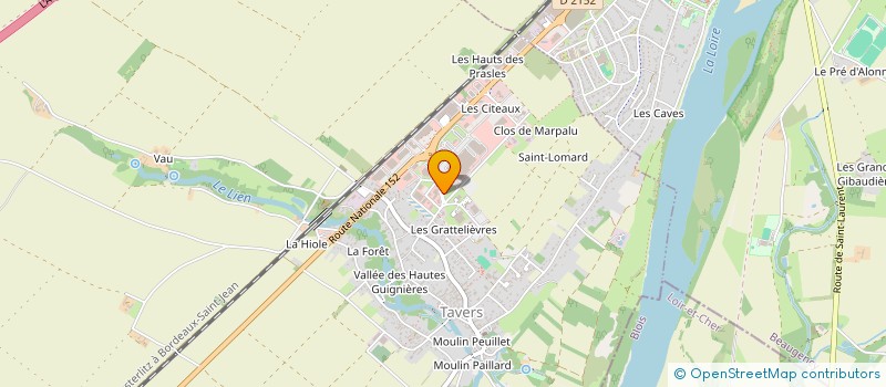 localisation de l'entreprise LOC'EVENT à TAVERS