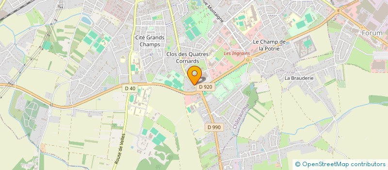localisation de l'entreprise LOC'EVENTS à CHATEAUROUX