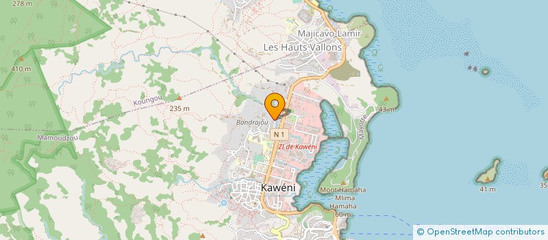 localisation de l'entreprise LOC'EXPERTS MAYOTTE à MAMOUDZOU