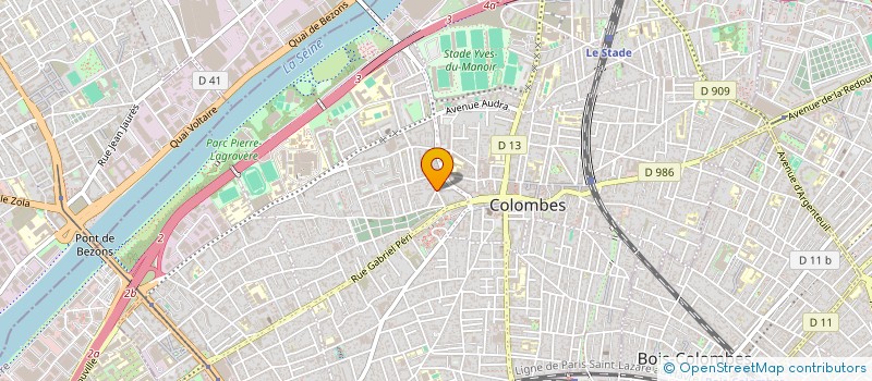 localisation de l'entreprise LOC EXPRESS à COLOMBES