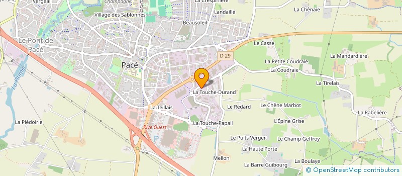 localisation de l'entreprise LOC FONTAINE à PACE