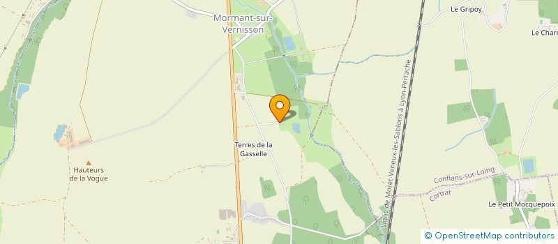 localisation de l'entreprise LOC'FRANCE à MORMANT-SUR-VERNISSON