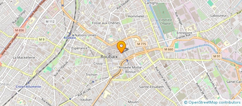 localisation de l'entreprise LOC GSTREET  ROUBAIX