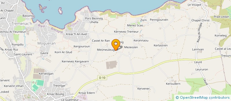 localisation de l'entreprise LOC GUENNOC  PLOUGUERNEAU