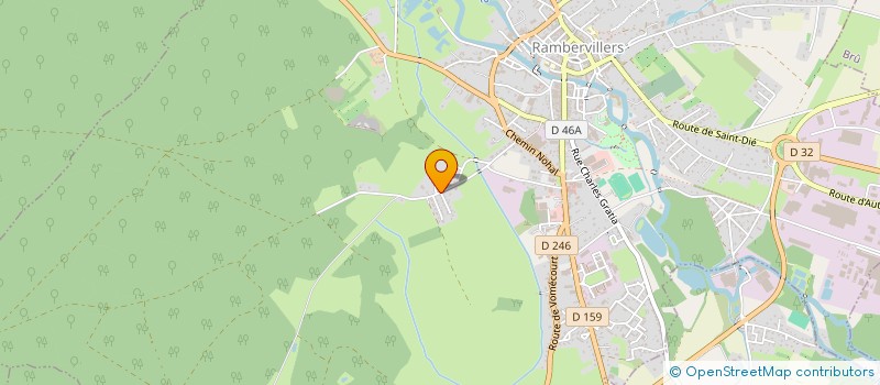 localisation de l'entreprise LOC'HAM  RAMBERVILLERS