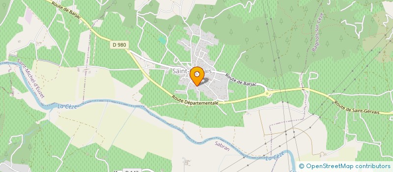 localisation de l'entreprise LOC'HERY CONCEPT  SAINT-GERVAIS