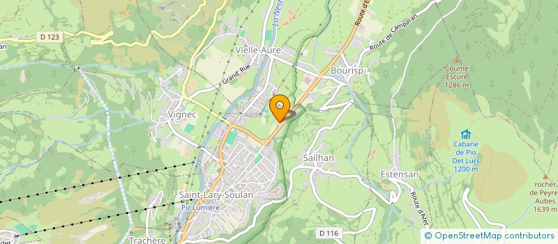 localisation de l'entreprise LOC 'HOUSE  VIELLE-AURE