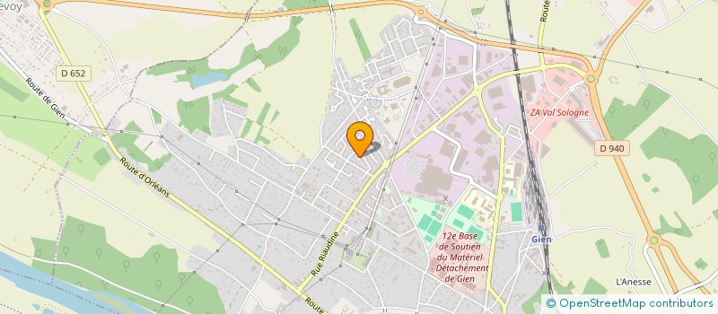 localisation de l'entreprise LOC-IMMO  GIEN
