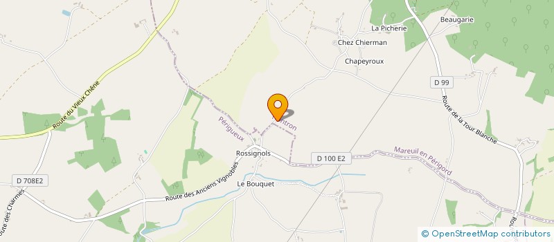 localisation de l'entreprise LOC'IMMO  MAREUIL EN PERIGORD