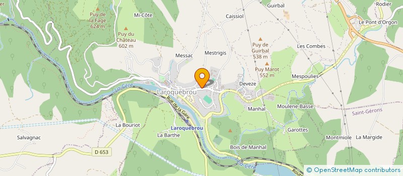 localisation de l'entreprise LOC IMMO à LAROQUEBROU