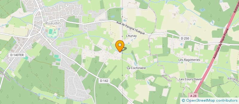 localisation de l'entreprise LOC-IMMO72  RUAUDIN