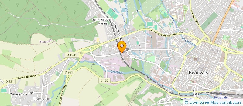 localisation de l'entreprise LOC'IN PEACE  BEAUVAIS