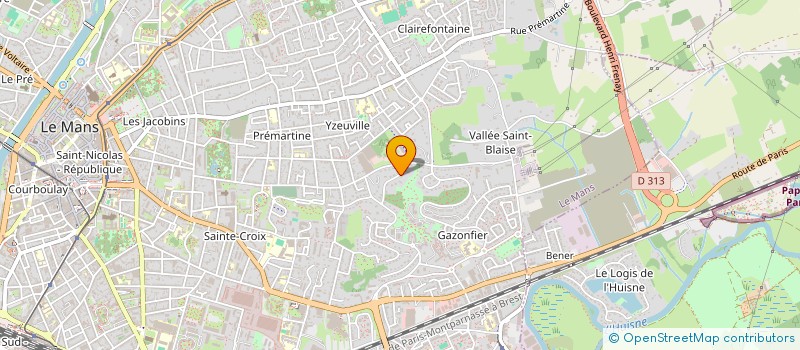 localisation de l'entreprise LOC'INN  LE MANS