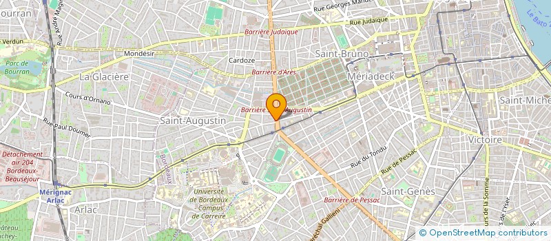 localisation de l'entreprise LOC INVEST  BORDEAUX