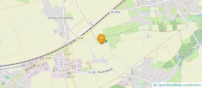 localisation de l'entreprise LOC INVEST à ENNEVELIN