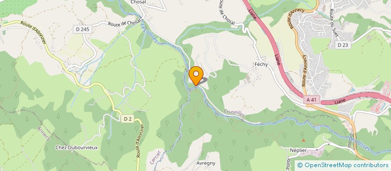 localisation de l'entreprise LOC'INVEST  CRUSEILLES