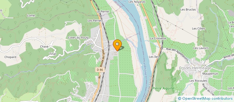 localisation de l'entreprise LOC'INVEST à SAINT-JEAN-DE-MUZOLS