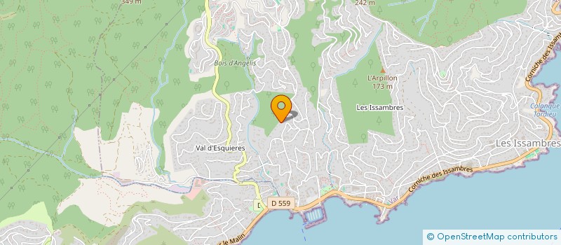 localisation de l'entreprise LOC'INVEST  ROQUEBRUNE-SUR-ARGENS