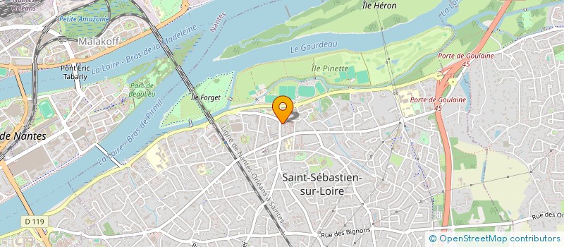 localisation de l'entreprise LOC'INVEST FM à SAINT-SEBASTIEN-SUR-LOIRE