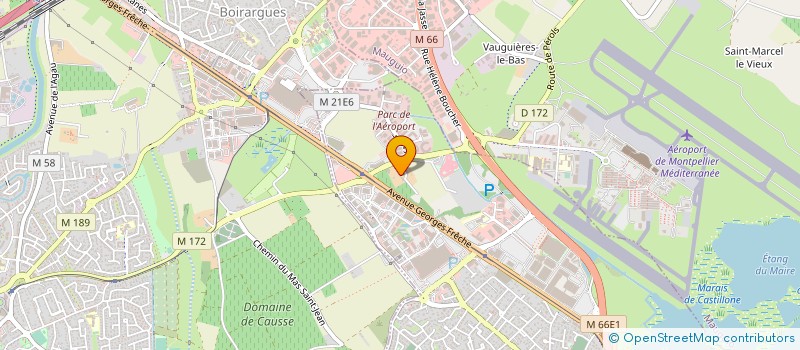localisation de l'entreprise LOC'KARTING  PEROLS