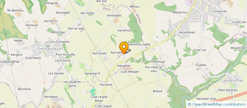 localisation de l'entreprise LOC'KYZ  TREMAOUEZAN